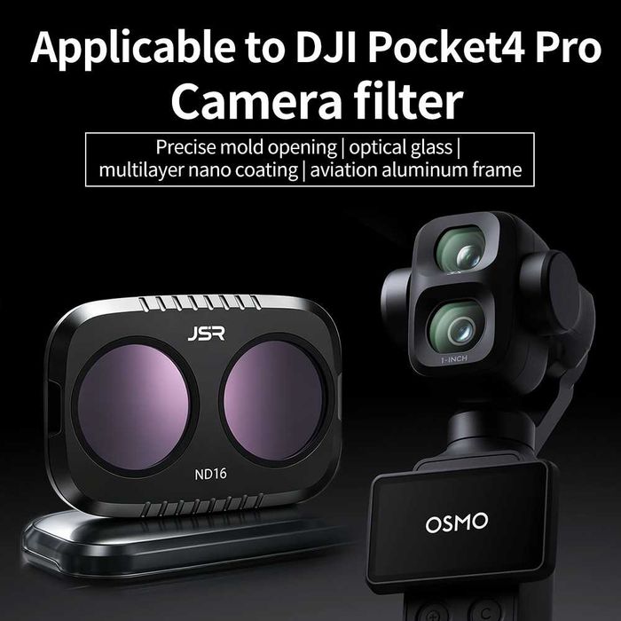 Комплект Филтри за DJI Osmo Pocket 4P - 4IN1 CPL ND8 ND16 ND32