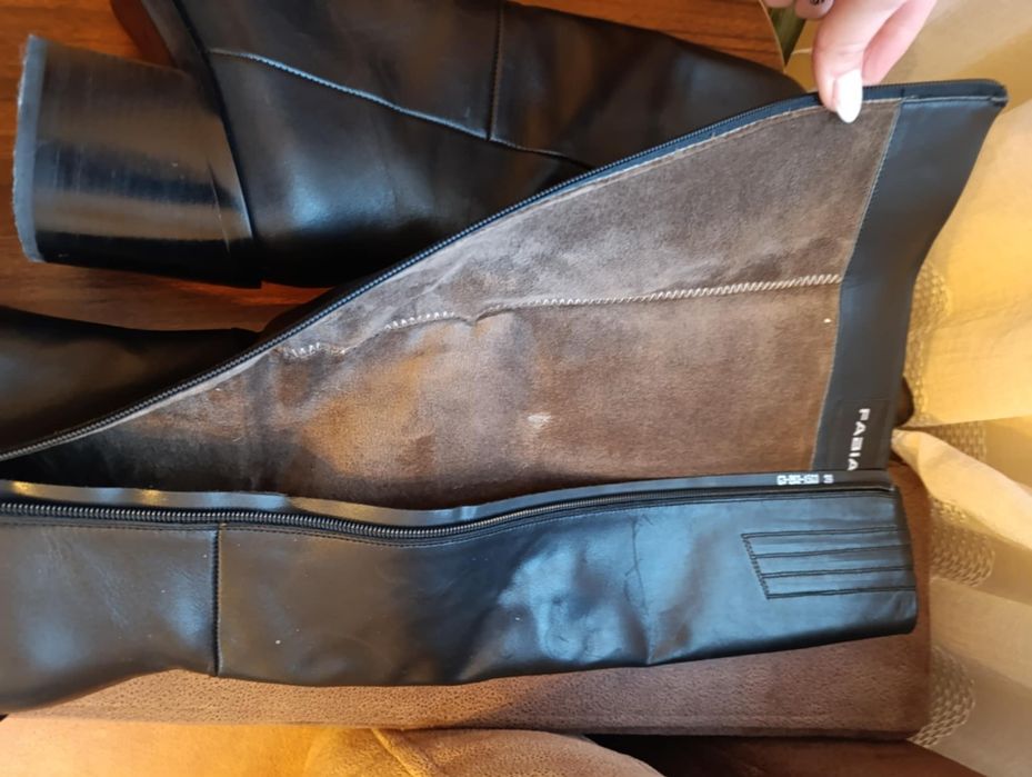 Нови ботуши естествена кожа Fabiano