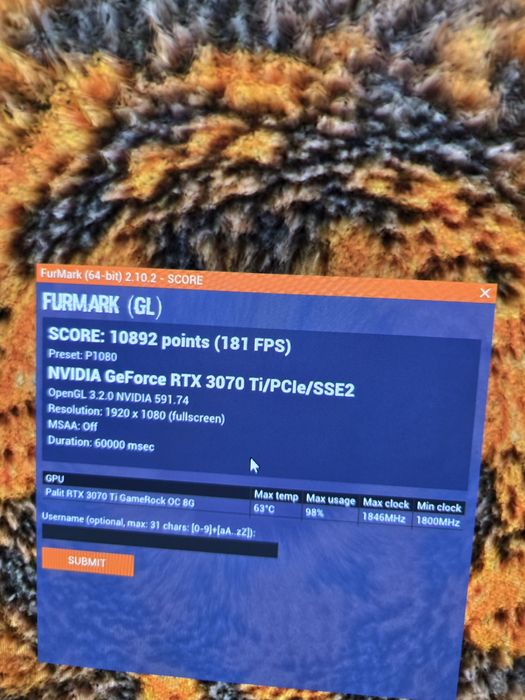 Rtx 3070 ti  8gb Gamerock