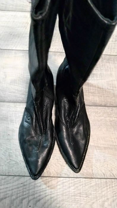 маркови ботуши от естествена кожа 38ном