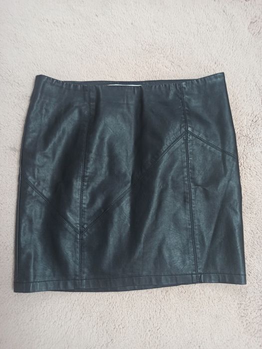 Fustă piele M neagră