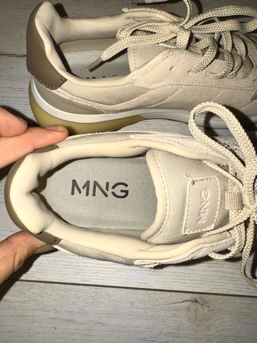 Мъжки кожени маратонки Mango – номер 42