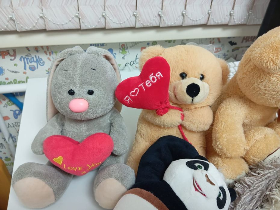 Мягкие игрушки .