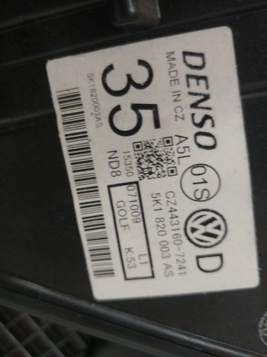 tulumba aer bord vw  golf 6 5k1820003as