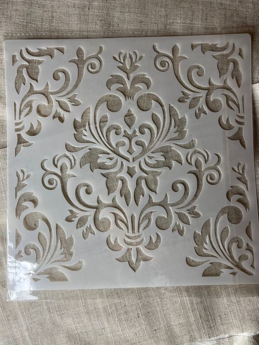 Шаблон за тебеширена боя 30x30см, мазилка, боядисване, декорация