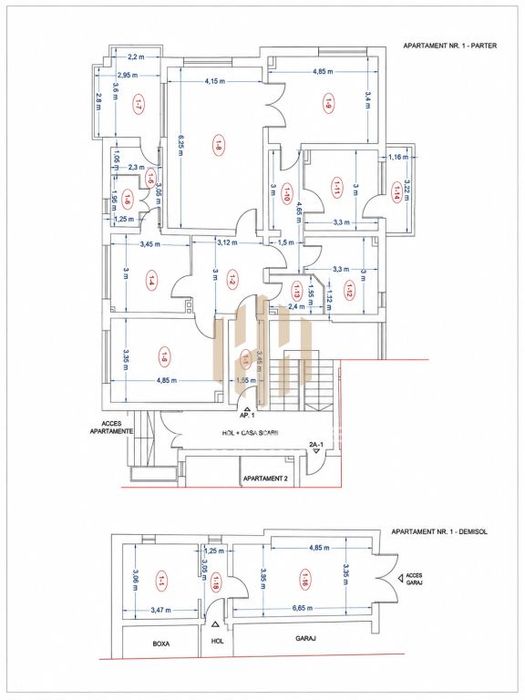 Apartament | 4 camere| Prefectura zona CASPEV| Garaj +beci