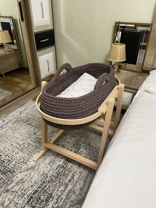 Детская люлька из трикотажной пряжи