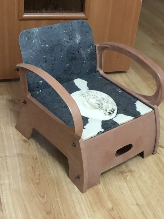 Горшок - стул  для девочки.
