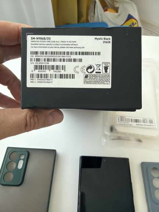 Vand Samsung Note 20 ultra 5g
