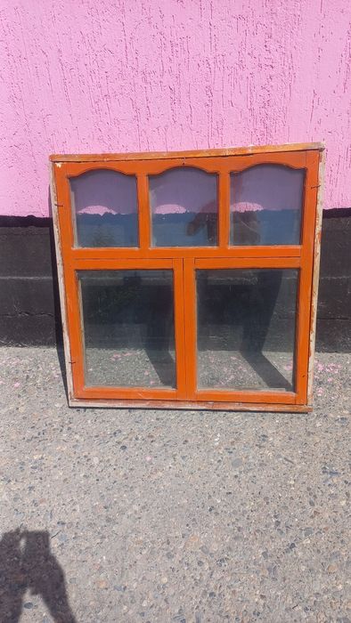 Ағаш терезе двойной