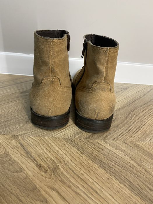 Мъжки боти Челси от естествен велур PIER ONE 42