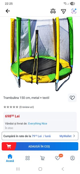 Trambulina pentru copii