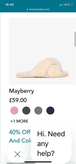 НОВИ с кутия Emu australia 36 нови кожени чехли кожени пантофи