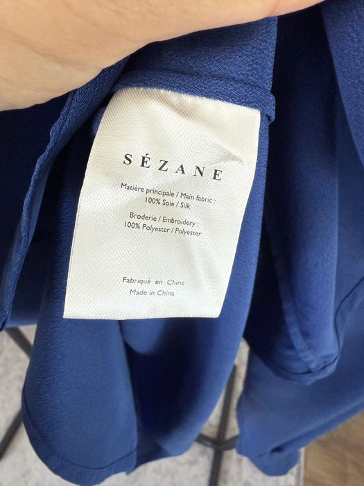 Sezane копринена риза