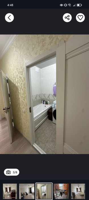 Бектемирда 3-хонали, 2-этажда сотилади