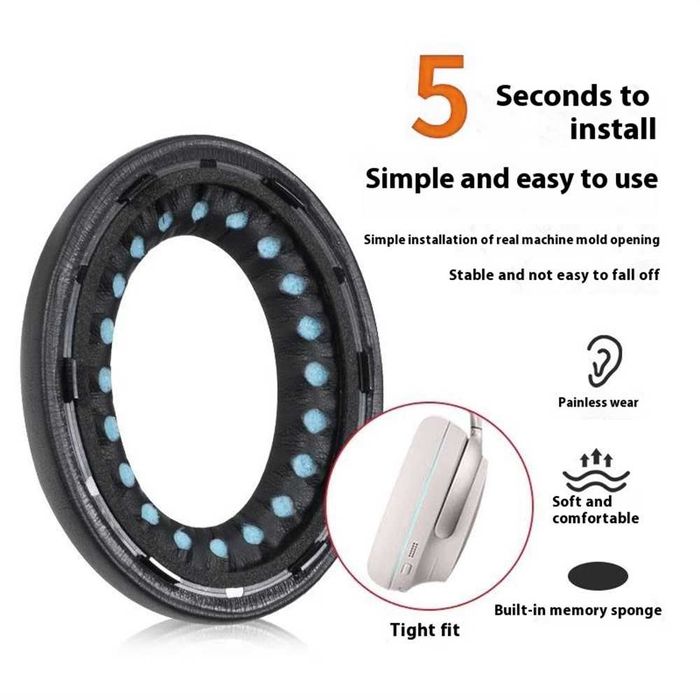 Set 2 bureti pentru casti Bose QuietComfort Ultra - Spuma cu memorie