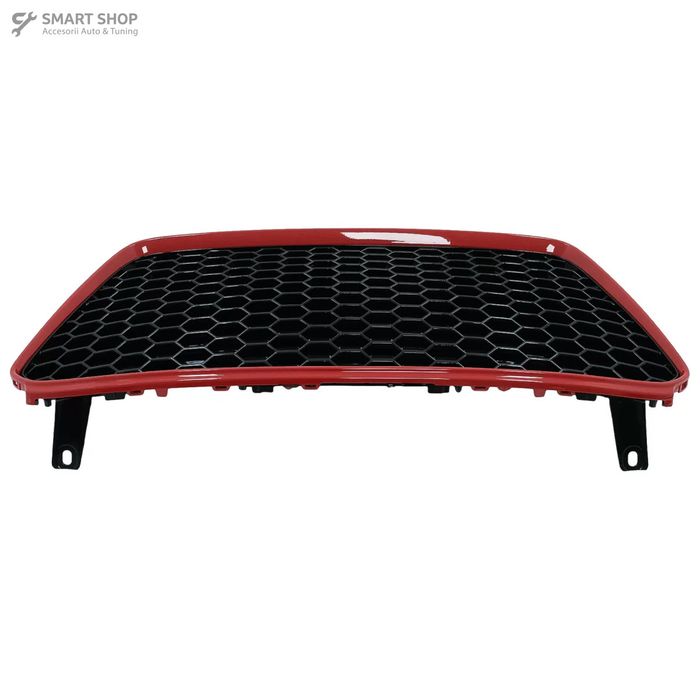 Grila Centrala Audi R8 42 (2013-2015) RS Design Negru Lucios/ Rosu