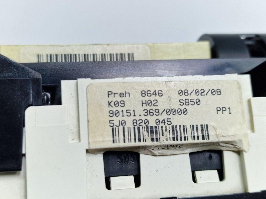 Panou clima SKODA FABIA II 542 2006 - 20141.2 1.2 1.2 BBM, CHFA 5J0820045