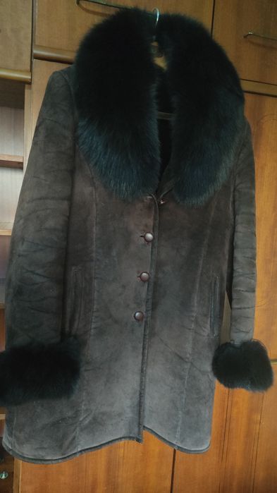 Дублёнка женская б/у в хорошем состоянии