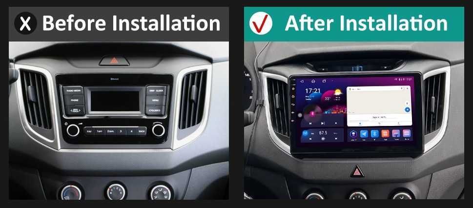 Hyundai IX25 2015 - 2019 Мултимедия Навигация Android