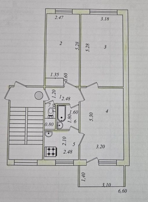 *3 комн. Евроремонт. С мебелью техникой.