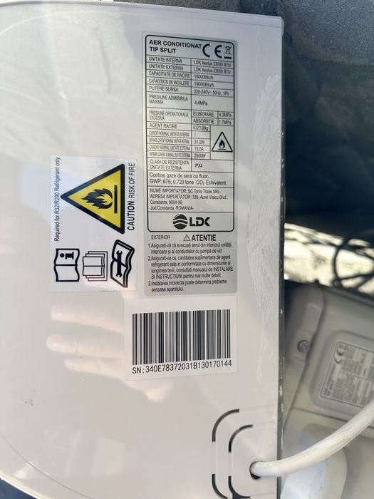 Aer conditionat LDK 23000 BTU inverter