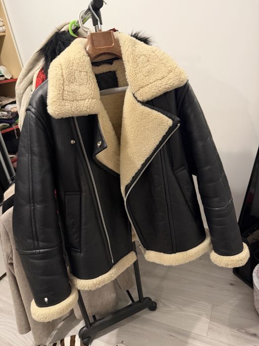 Heavy shearling jacket