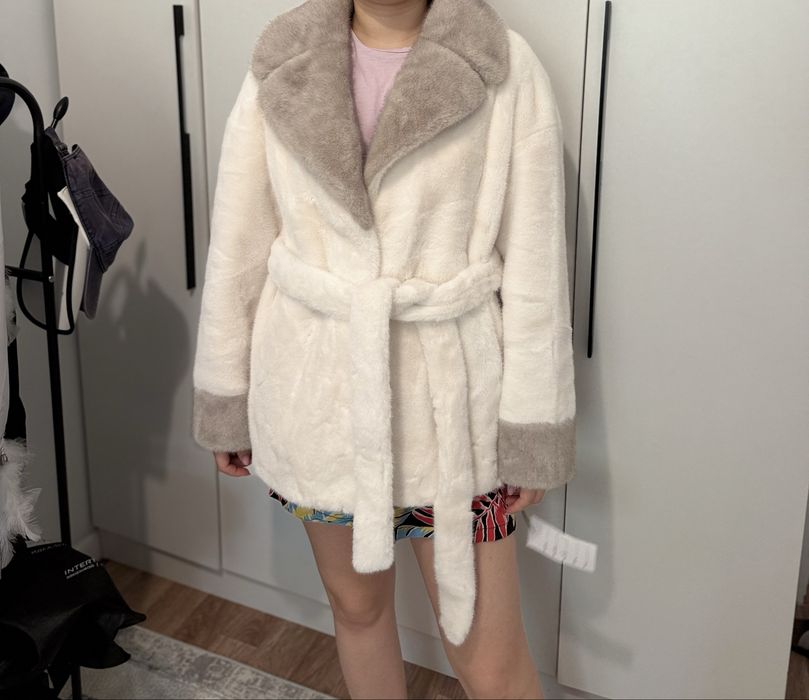 ШУБА! Норка! Шубка с поясом!