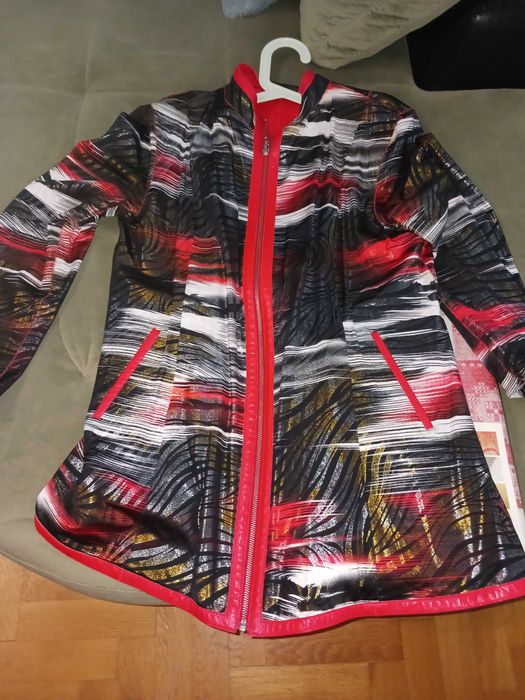 Двулицево кожено женско яке