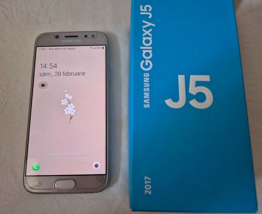 Telefon Samsung Galaxy J5 2017, 16GB, Dual SIM, Auriu