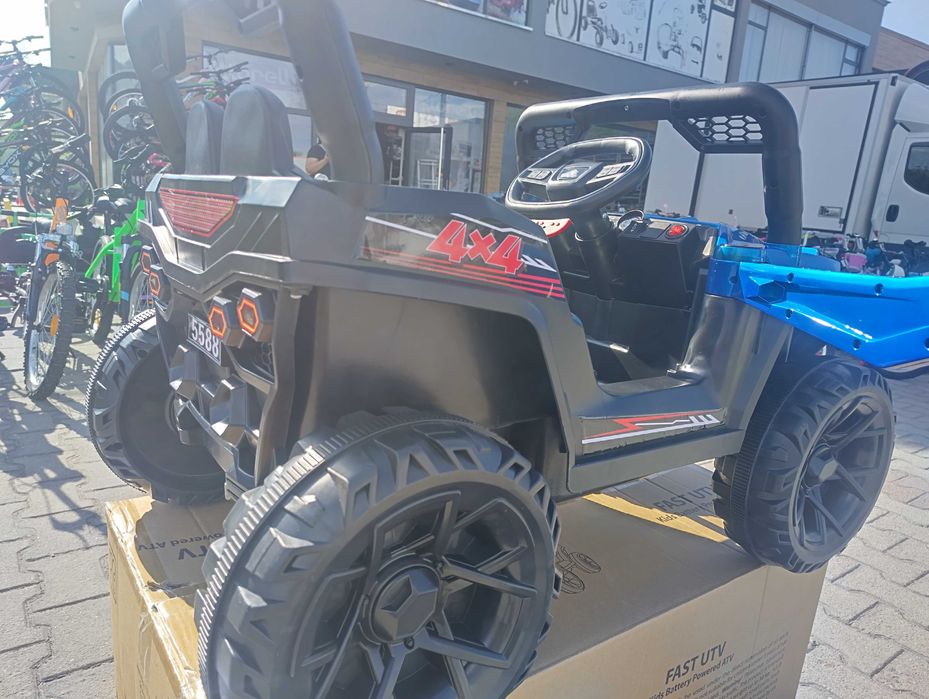 TEXAS акумулаторен джип FAST UTV син