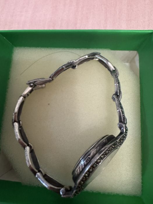 Часы -браслет серебряный