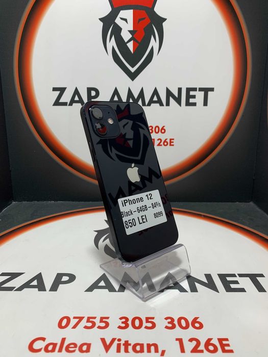 Zap Amanet Vitan - iPhone 12 - Blue - 64Gb - 84%