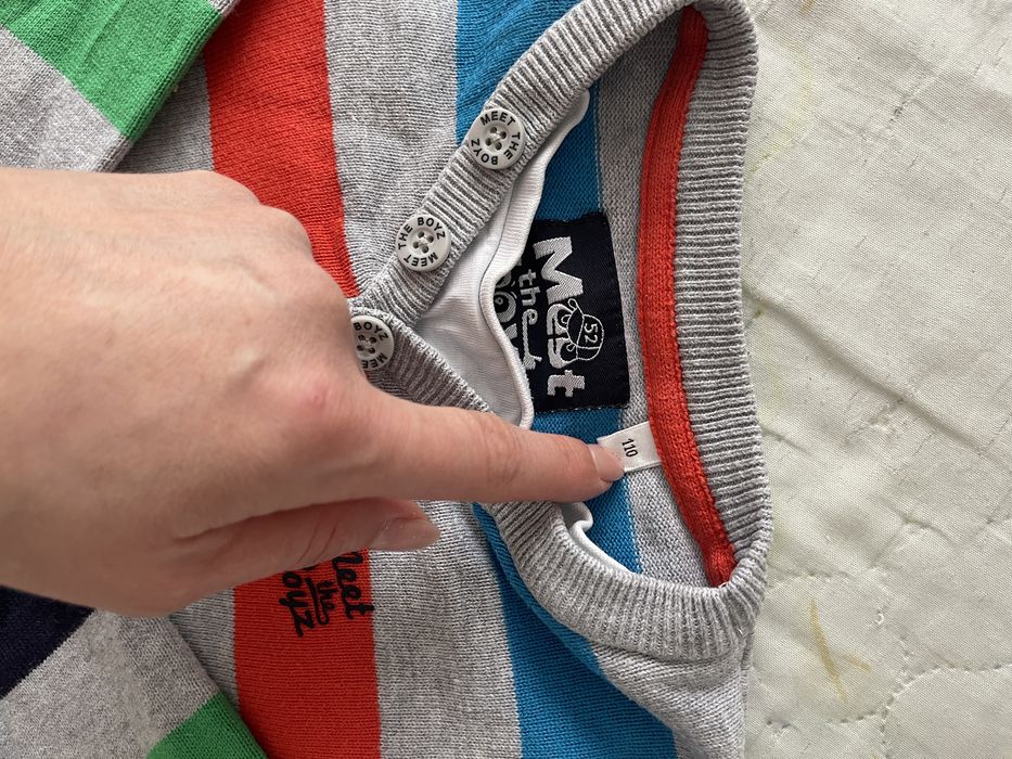 Кофта пуловер с длинным рукавом для мальчика