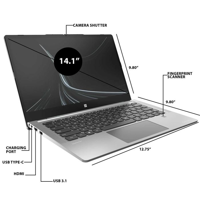 Ноутбук Gateway Ultra Slim 14 i7-1255U/8Gb/512Gb/14.1"FHD Touchscreen