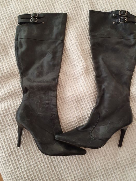 Ботуши естествена кожа 38 номер