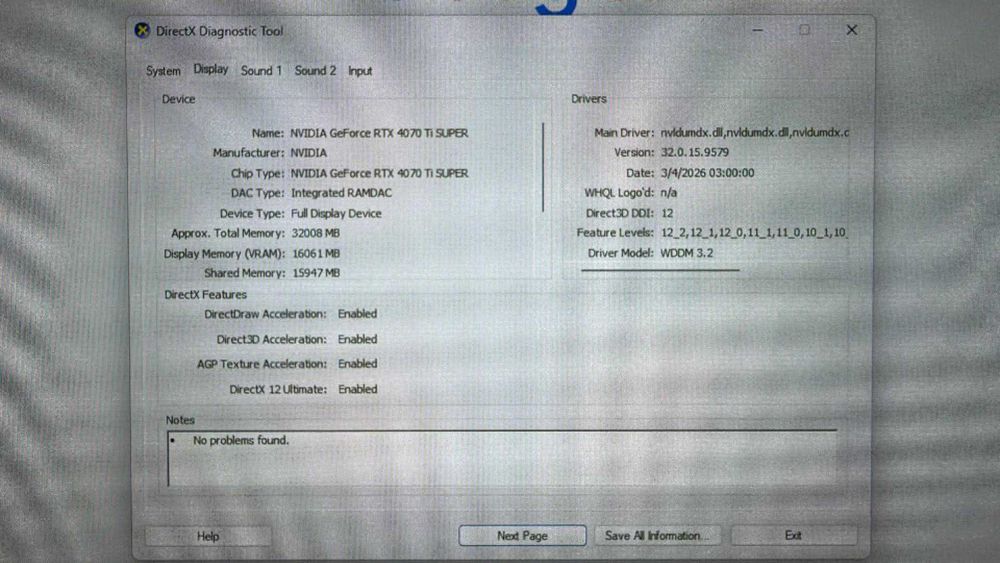 PC + Monitor - RTX 4070Ti Super Ryzen 7 7800x3d