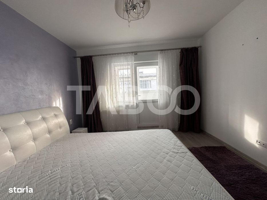 Apartament renovat de inchiriat 2 camere 2 balcoane Central Sibiu