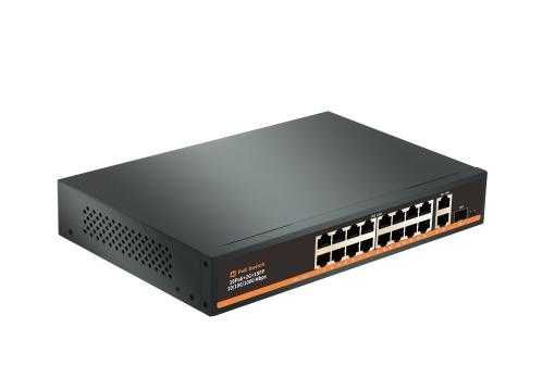 ПРОМОЦИЯ! 16+2 PoE Switch Longse HT1621HA 250W ГАРАНЦИЯ Комутатор СУИЧ