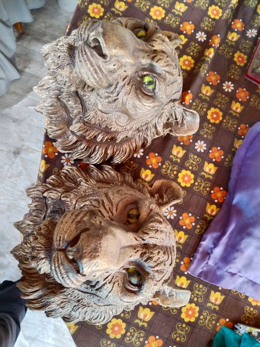 Светильник голова льва диаметр 30