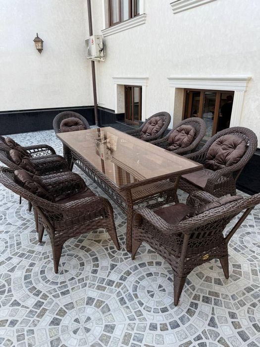 Ratan to‘qima stul-stullar | Toshkent bo‘ylab yetkazamiz