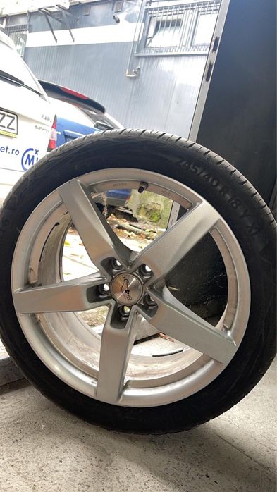 Jante r18 audi B8 S-Line a4 a5 a6 senzori anvelop vara 245 40 18