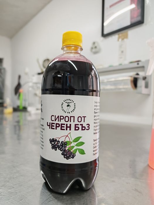 Цена за литър! Домашен сироп от бял бъз. Концентрат.