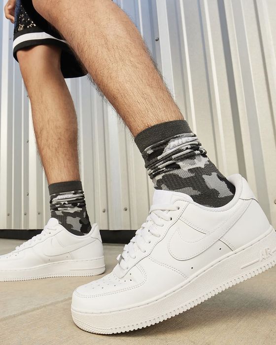 Кроссовки Nike Air Force 1, белые, размер 44 EUR
