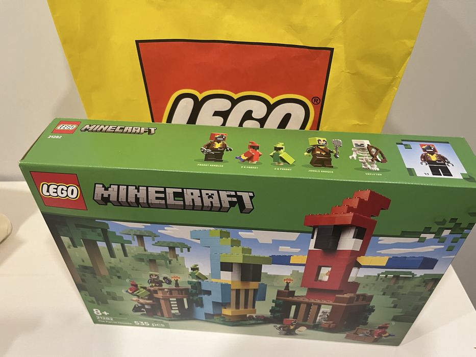 Lego Mincraft Дома Попугаев