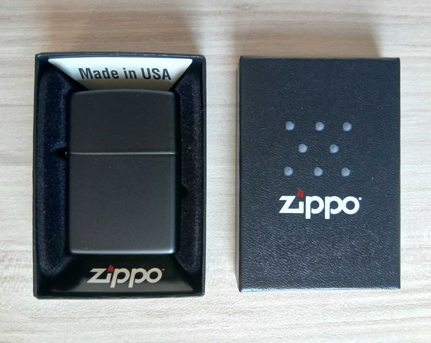 Нова Zippo запалка + подарък гориво