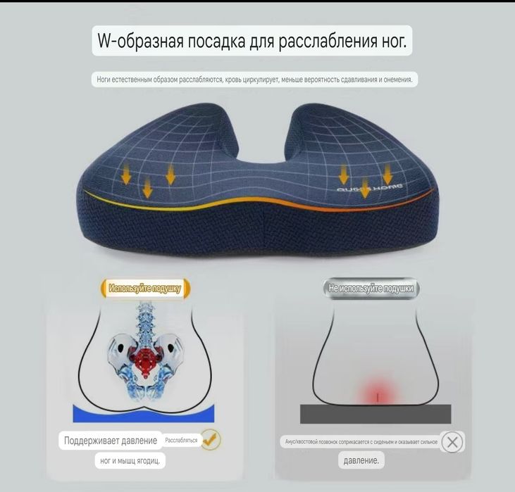 Сидушка для копчика для авто
