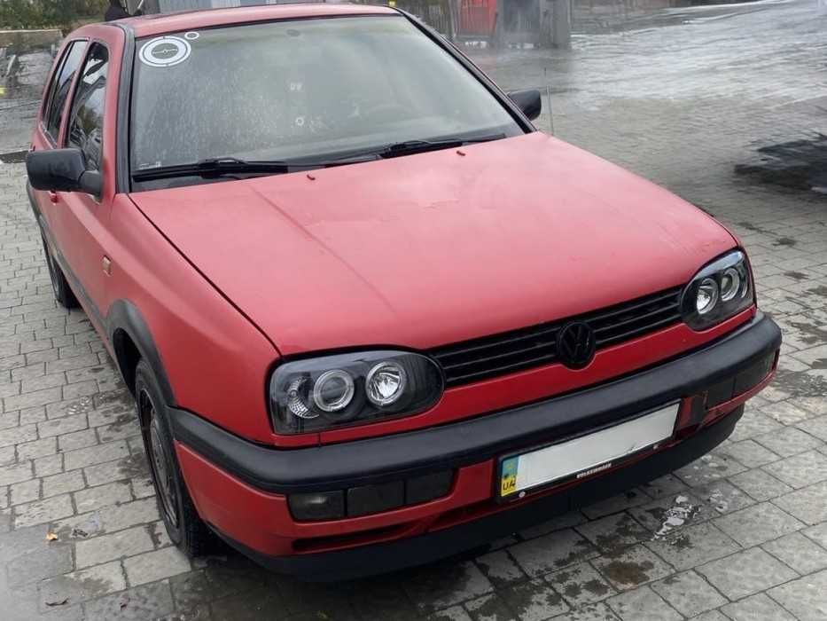 Faruri VW Golf 3 Angel Eyes look negru cu lupa NOU