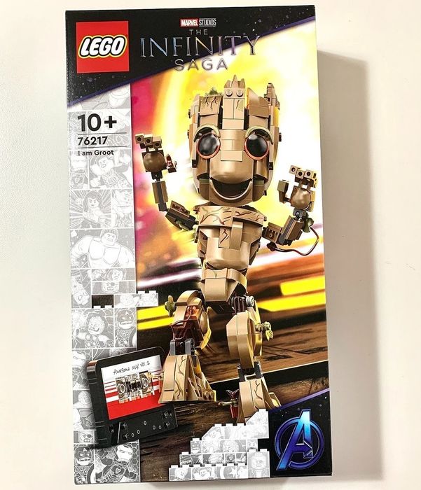 SIGILAT! LEGO Marvel Eu sunt Groot 76217