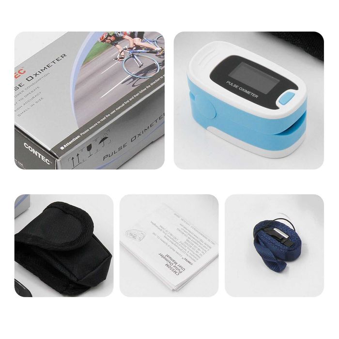 CONTEC CMS50N пулсоксиметър на върха на пръста SPO2 PR,Сърдечен ритъм